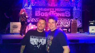 Dicky Barrett of the Mighty Mighty Bosstones and Jimmy Kimmel Live with Kevin Lepine