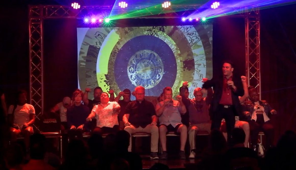 Getting Hypnotized at Hypnosis Unleashed. Hypnosis Unleashed is the funniest comedy and hypnosis show in Las Vegas