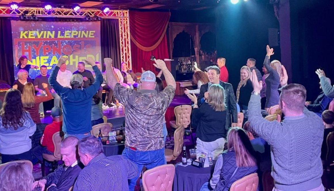 Featuring the best hypnotist show in Vegas, Hypnosis Unleashed brings you a blend of jaw-dropping hypnosis and side-splitting comedy that’s hard to forget. America's Favorite Hypnotist Kevin Lepine make every show Fun, funny and unforgettable.
