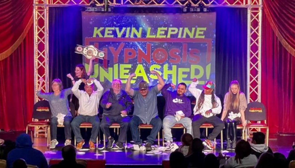 Dive into the Fremont Street Experience and enjoy a night of laughter and amazement with Hypnosis Unleashed, one of the top comedy shows in Las Vegas Nevada.
