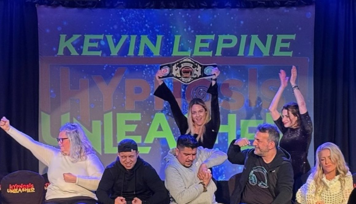 Vegas Best Hypnosis Show Hypnosis Unleashed offers a night of non-stop laughter and entertainment. Vegas Best Hypnotist Kevin Lepine’s comedic genius and hypnotic talent make every show an unforgettable experience. It’s the perfect way to enjoy a night out in Las Vegas.