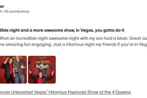 Hypnosis Unleashed has stood the test of time in Las Vegas. Kevin Lepine’s ability to captivate Las Vegas audiences has made it the longest-running hypnosis show in town. Year after year, Hypnosis Unleashed continues to draw enthusiastic crowds to downtown Vegas' Four Queen's Hotel. Its lasting popularity proves its incredible appeal.