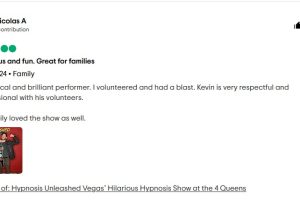 TripAdvisor Reviewers Around The World Love Hypnosis Unleashed